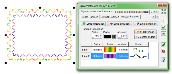 Heyer's CD+DVD-Hüllen - Muster-Rahmen