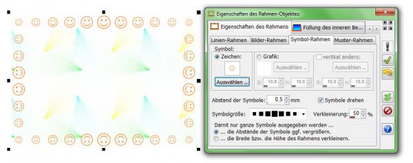 Heyer's Visitenkarten - Symbol-Rahmen